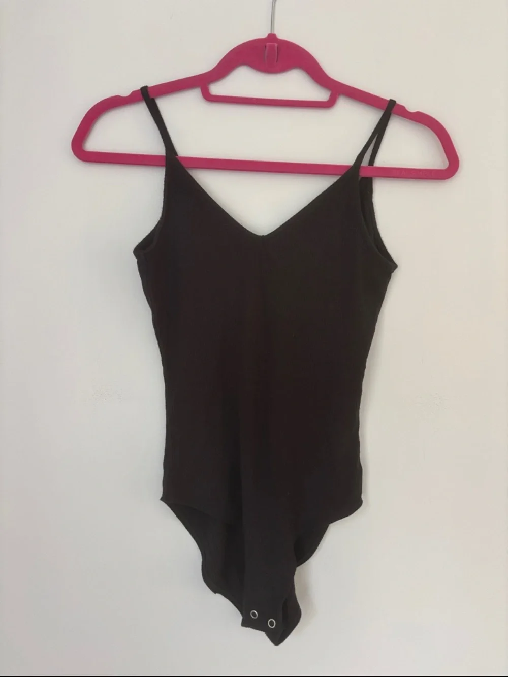 American Eagle Outfitters Black Soft & Sexy Ribbed Bodysuit Size Small